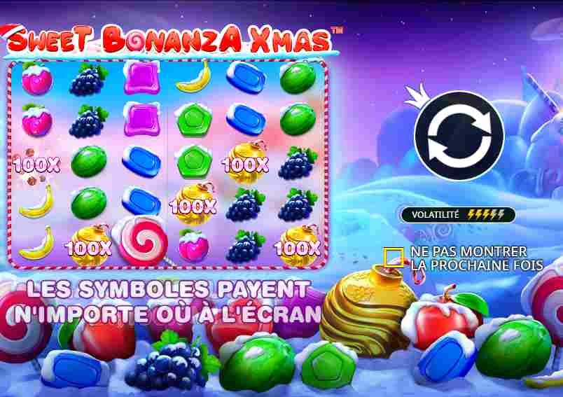 machine à sous Sweet Bonanza Xmas