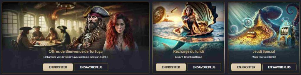 Tortuga Casino bonus