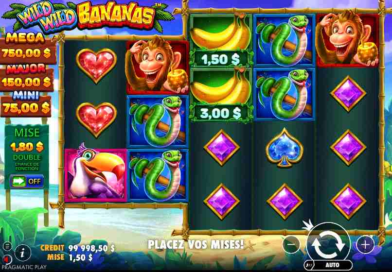 Machine à sous Wild Wild Bananas