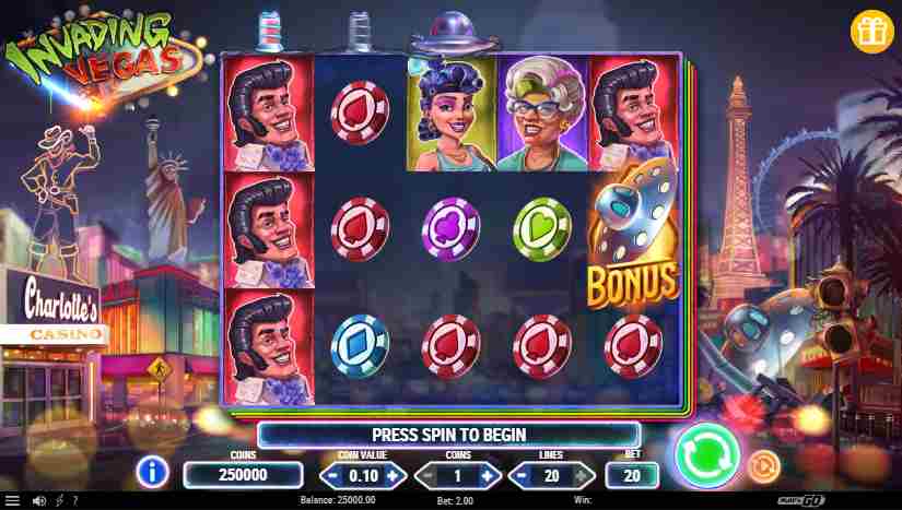 machine à sous Invading Vegas